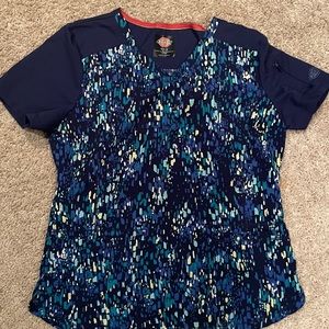 Dickies scrub top, size M